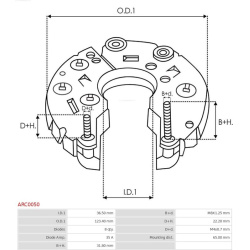  lygintuvas, kintamosios srovės generatorius <small>Brand new AS-PL</small>