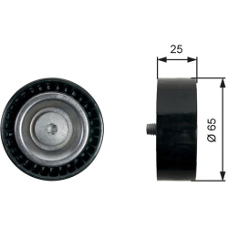  kreipiantysis skriemulys, V formos rumbuotas diržas <small>DriveAlign™</small>