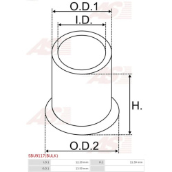  įvorė, starterio velenas