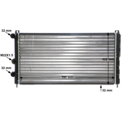  radiatorius, variklio aušinimas <small>BEHR</small>