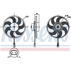 ventiliatorius, radiatoriaus  ventiliatorius, radiatoriaus
