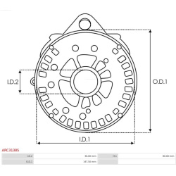  apsauginis dangtelis, kint. sr. generatorius <small>AS</small>