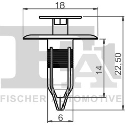  išsiplečianti kniedė