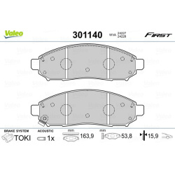  stabdžių trinkelių rinkinys, diskinis stabdys <small>ESSENTIAL</small>