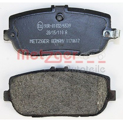  stabdžių trinkelių rinkinys, diskinis stabdys