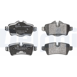  stabdžių trinkelių rinkinys, diskinis stabdys