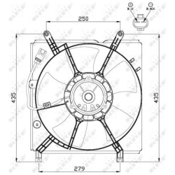  ventiliatorius, radiatoriaus
