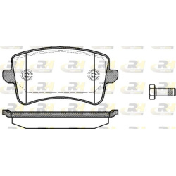  stabdžių trinkelių rinkinys, diskinis stabdys