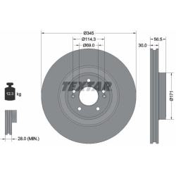  stabdžių diskas (1vnt) <small>PRO+</small>