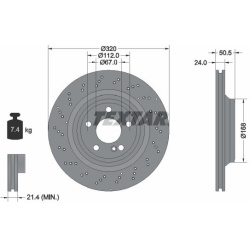  stabdžių diskas (1vnt) <small>PRO+</small>