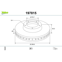  stabdžių diskas (1vnt)