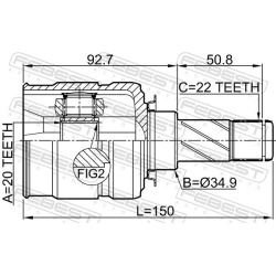  jungčių komplektas, kardaninis velenas