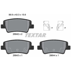  stabdžių trinkelių rinkinys, diskinis stabdys <small>Q+</small>
