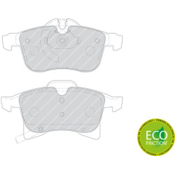  stabdžių trinkelių rinkinys, diskinis stabdys <small>PREMIER ECO FRICTION</small>