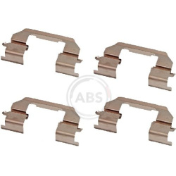 priedų komplektas, diskinių stabdžių trinkelės  priedų komplektas, diskinių stabdžių trinkelės