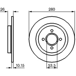  stabdžių diskas (1vnt)