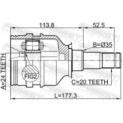 jungčių komplektas, kardaninis velenas