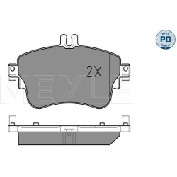  stabdžių trinkelių rinkinys, diskinis stabdys <small>MEYLE-PD: Advanced performance and design.</small>