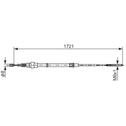  trosas, stovėjimo stabdys