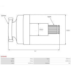 krumpliaratis, starteris <small>Brand new AS-PL</small>