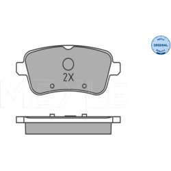 stabdžių trinkelių rinkinys, diskinis stabdys <small>MEYLE-ORIGINAL: True to OE.</small>
