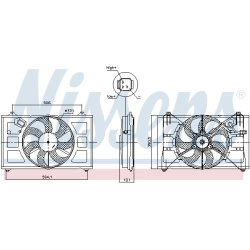  ventiliatorius, radiatoriaus