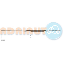  trosas, stovėjimo stabdys