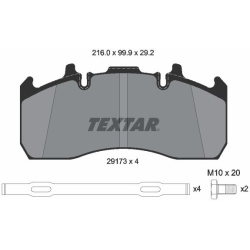  stabdžių trinkelių rinkinys, diskinis stabdys