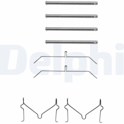  priedų komplektas, diskinių stabdžių trinkelės