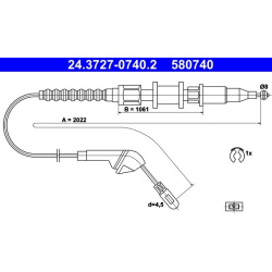  trosas, stovėjimo stabdys