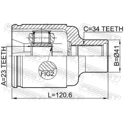  jungčių komplektas, kardaninis velenas