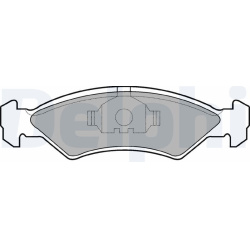  stabdžių trinkelių rinkinys, diskinis stabdys