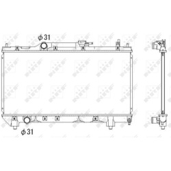  radiatorius, variklio aušinimas <small>EASY FIT</small>