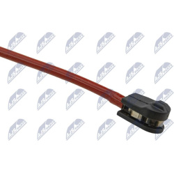  įspėjimo kontaktas, stabdžių trinkelių susidėvėjimas