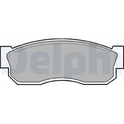  stabdžių trinkelių rinkinys, diskinis stabdys