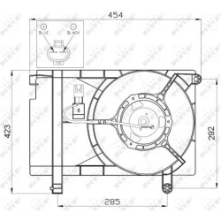  ventiliatorius, radiatoriaus