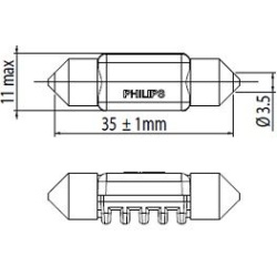  Kaitinamoji lempa, slenksčio lemputė