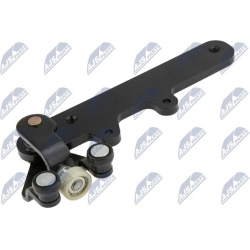  ritinėlio kreiptuvas, atstumiamos durys