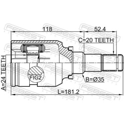  jungčių komplektas, kardaninis velenas