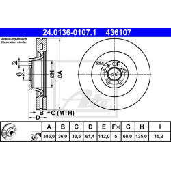  stabdžių diskas (1vnt)