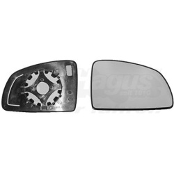  veidrodėlio stiklas, išorinis veidrodėlis <small>* HAGUS *</small>