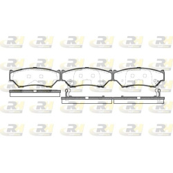  stabdžių trinkelių rinkinys, diskinis stabdys