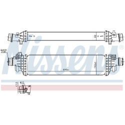  tarpinis suslėgto oro aušintuvas, kompresorius <small>** FIRST FIT **</small>