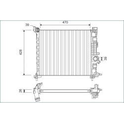  radiatorius, variklio aušinimas