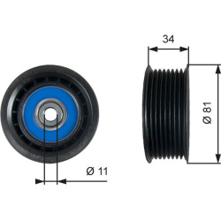  kreipiantysis skriemulys, V formos rumbuotas diržas <small>FleetRunner™</small>