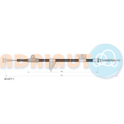 trosas, stovėjimo stabdys  trosas, stovėjimo stabdys