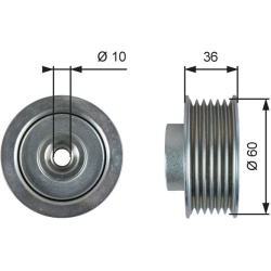  kreipiantysis skriemulys, V formos rumbuotas diržas <small>DriveAlign™</small>