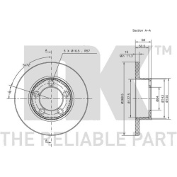  stabdžių diskas (1vnt)