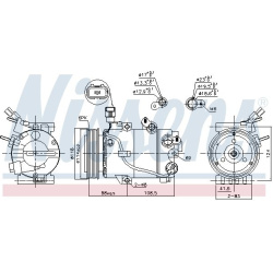  kompresorius, oro kondicionierius <small>** FIRST FIT **</small>