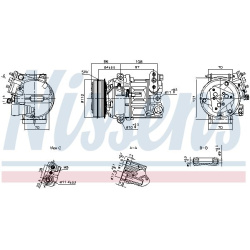  kompresorius, oro kondicionierius <small>** FIRST FIT **</small>